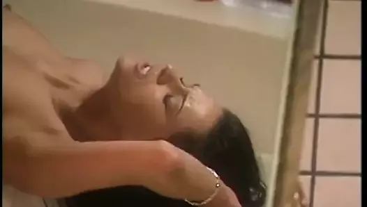 Dark haired babe leaves sick husband to get her pussy fucked