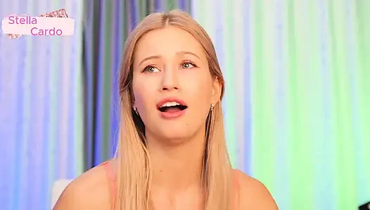 Shaking her big tits