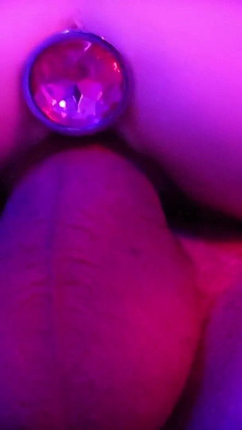 Thrilling moment from "Plug your butt and Ride Daddy!"