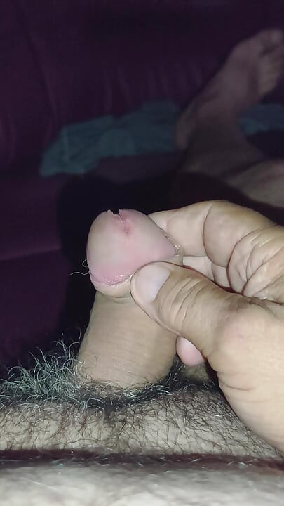 Masturbation with pen