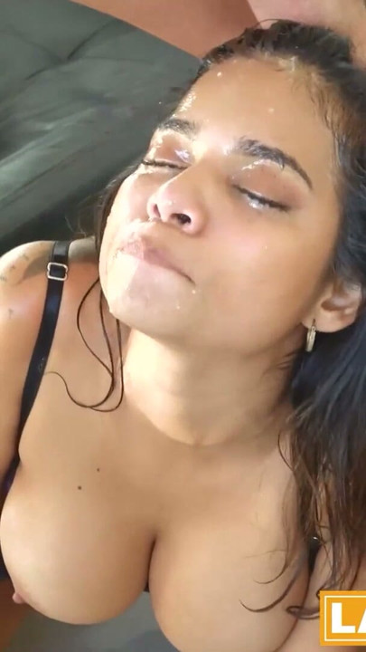 Colombian Slut Mila Garcia First Ever Rough Casting Tape | Clip 2