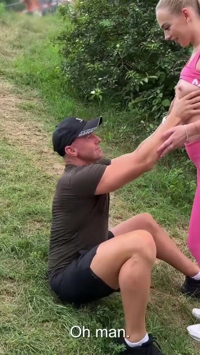 PICKUP CLUB - Horny runner Jenny Wild outdoor sex | Clip 1