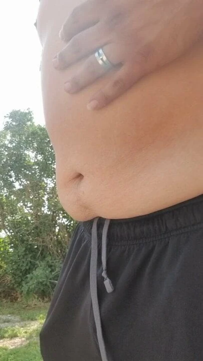 Native American chubby dad uncut