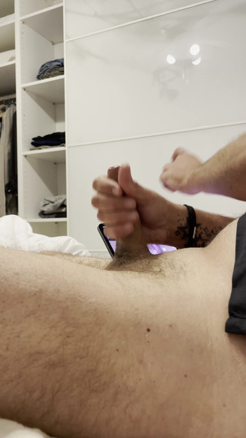 Must-share moment from "Horny, again! So I started looking porn and jerked my dick until I cum"