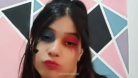 Видеозвонки с моими верными последователями, я показываю тебе мои большие сиськи и мою вагину