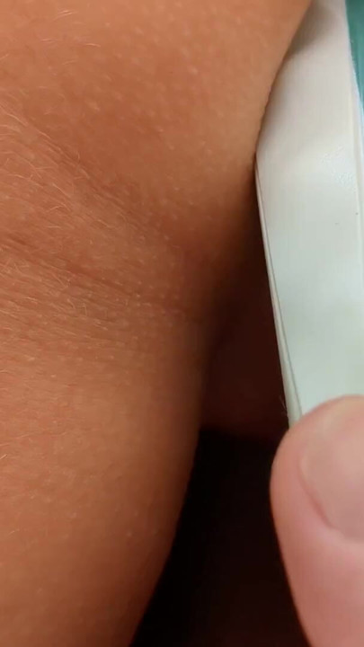 Insertion of toys hand and suncream bottle in my french milf wife's pussy whilst sunbathing outside | Clip 1