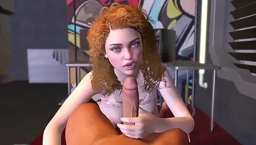 3D дрочка крупным планом от симпатичной тинки Из: Thescenes