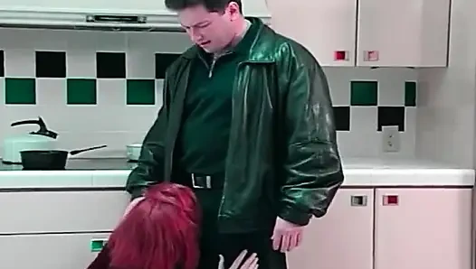 Redhead Babe Enjoys Passionate Licking of Her Hairy Pussy