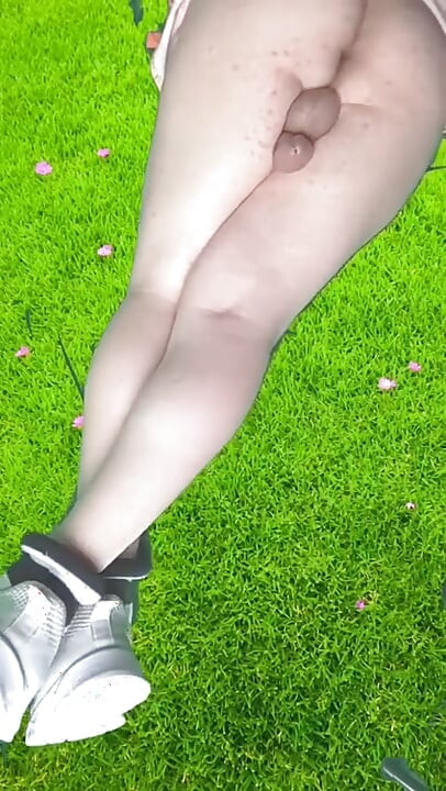 Bunda loira Femboy Sweet Juicy Ass Smooth Coxas Pirulito Maricas