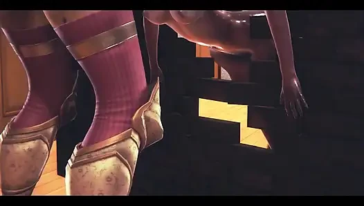 Furry Hentai - Futanari Fawn Girl Having Sex with Tiger Futanari - Japan...