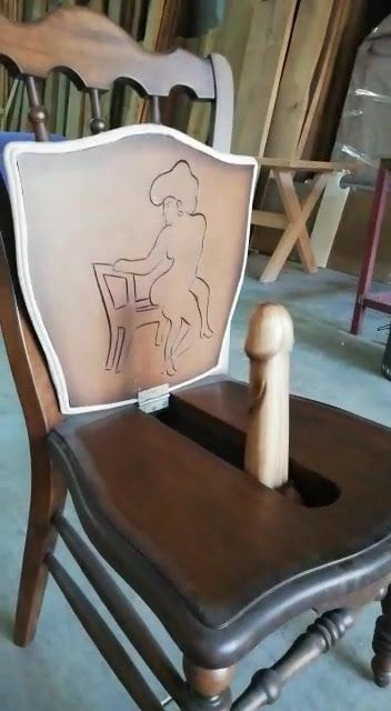 Big dick chair