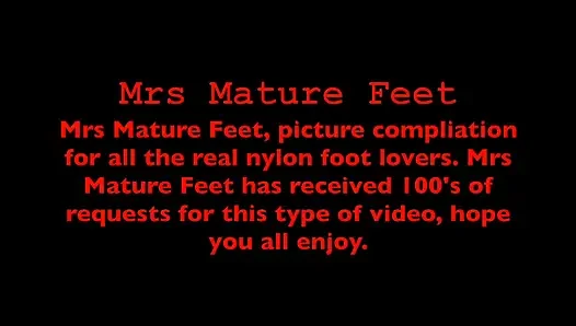 Mrs Mature Feet Nylon Feet Only Vol 1