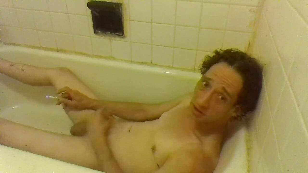 Trying to Pee on My Boobies