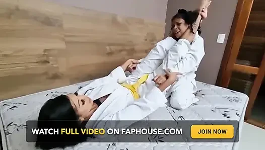 Lawan judoka - izabella paes dan nataly