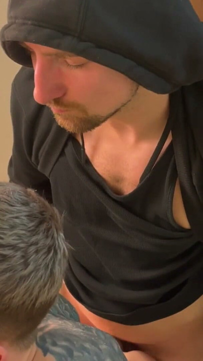 Hard anal fucking of a submissive guy and a juicy cumshot on his face | Clip 1