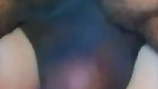 Blasting that pussy open and filling it with cum