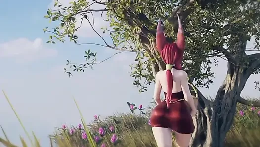 Hantai fucked alone in jungle