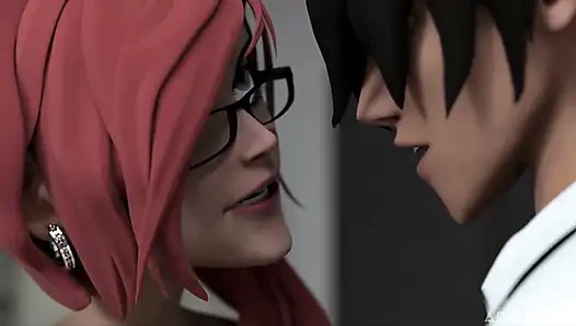 Kampus seks hentai episode 5 - siswa kontol besar mengesankan kepala sekolah milf dengan ronde kedua setelah creampie!