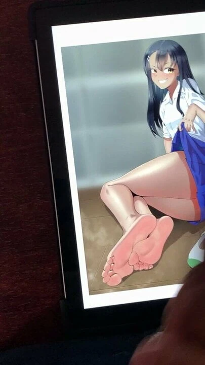 Nagatoro feet tribute (HUGE CUMSHOT)
