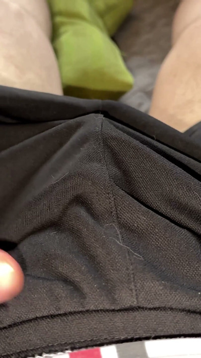wet small foreskin cock and a cup | Clip 1