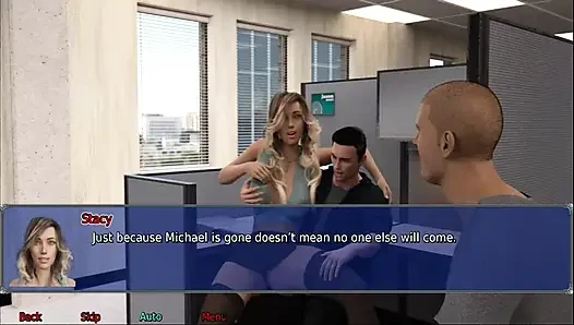 The office wife #18 - Nate and Angelo fucked Stacy at work.