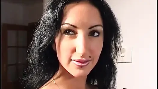 Brunette Takes Man Whores Cock in Her Holes