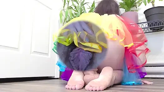 Milky Tit Squeeze, Mr Hanky Dana's Grip Pussy Ride & Fuck, Ends in Creamy Smaller Dildo Orgasm