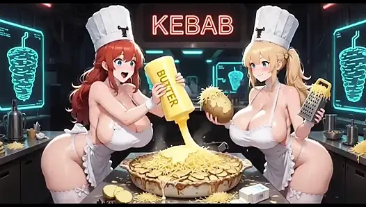 Funny Cook Video, Ai Animation