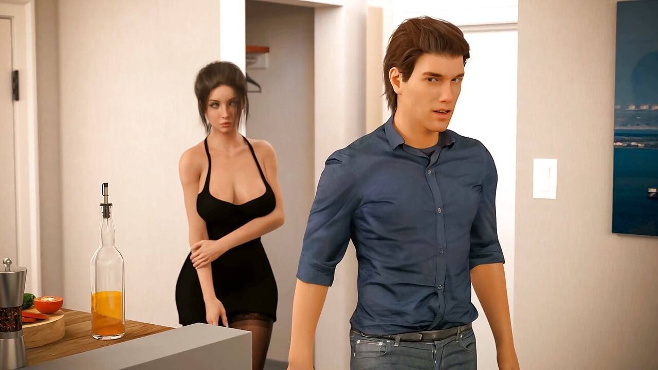 Beautiful Stepmom Dominated by Big Cock Stepson