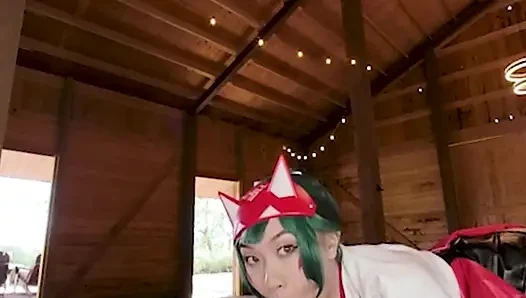 VRCosplayX kimmy kim als OVERWATCH 2 KIRIKO will Missverständnisse mit reiner leidenschaft glätten teil 1