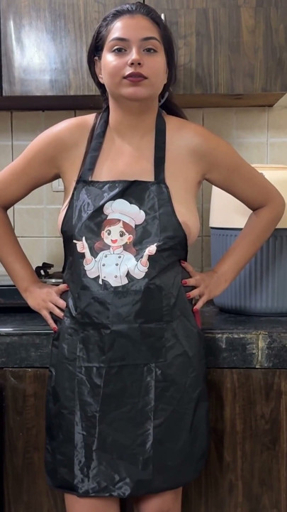 Touching & Eating My Step Mom Ass While She Cleans the Kitchen