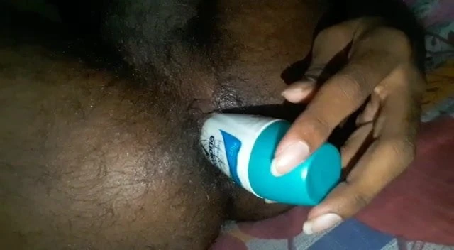 Sri lankan 18 years old gay boy dildo play