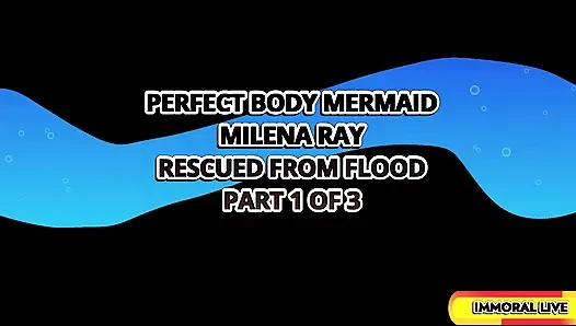 Perfekter körper, meerjungfrau milena ray recused aus der flut - immoral live 4k