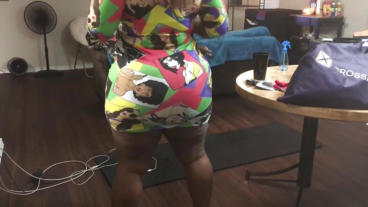 Dirty Diana twerking part 1 in a slutty dress