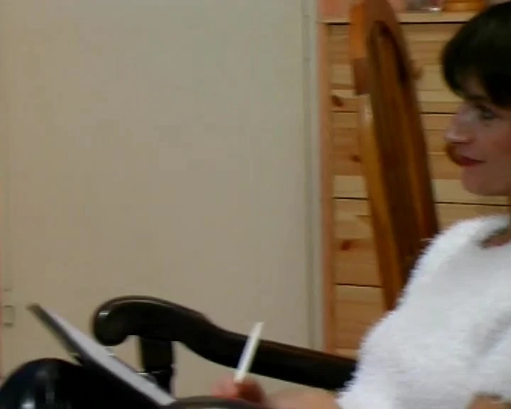 An amazing brunette lady from France want's a long cock in her asshole