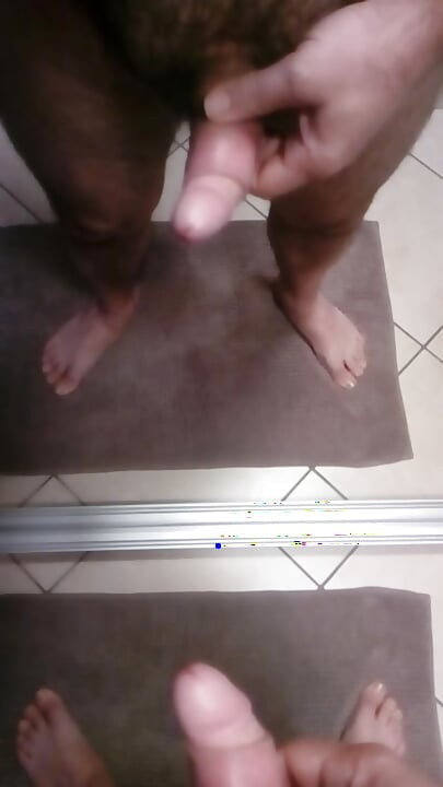 Masturbation in the mirror
