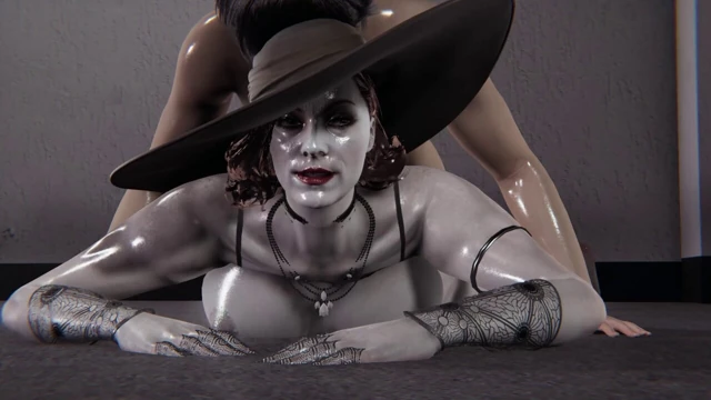 Seductive Lady Dimitrescu in 3D Hentai – Cowgirl Big Ass, Wet Pussy Fuck, and Creampie Finish
