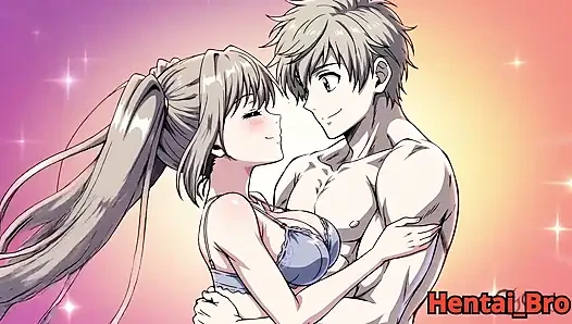 Sensual Silver-Haired Couple – Intimate Bedroom Passion