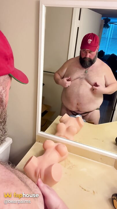 Eating My Load off a Toy Pussy