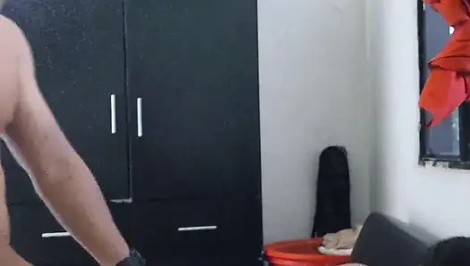 What are you doing? I'm your wife's nanny and she's about to arrive.