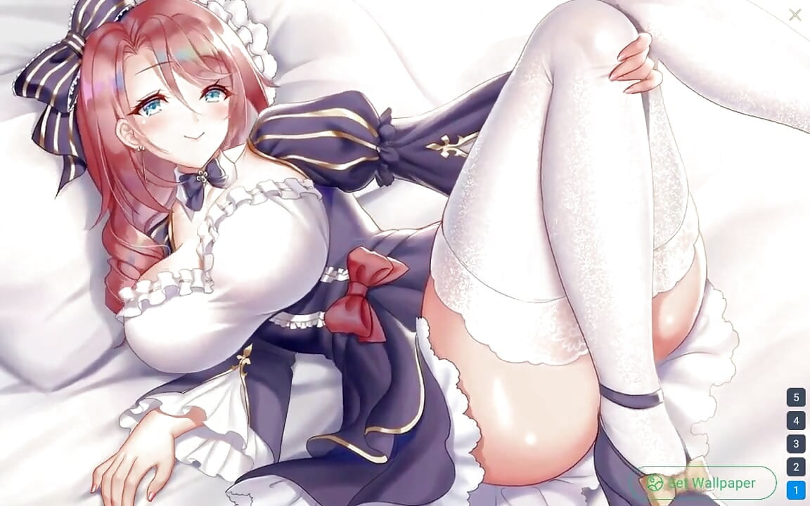 Live Waifu Wallpaper - Part 9 - a Maid Is Having a Good Fuck by Loveskysan