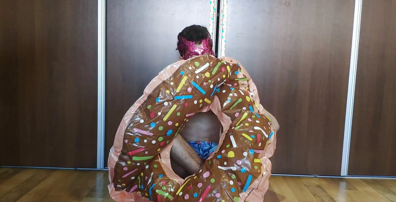 Blowing up My Inflatable Donut Fast!