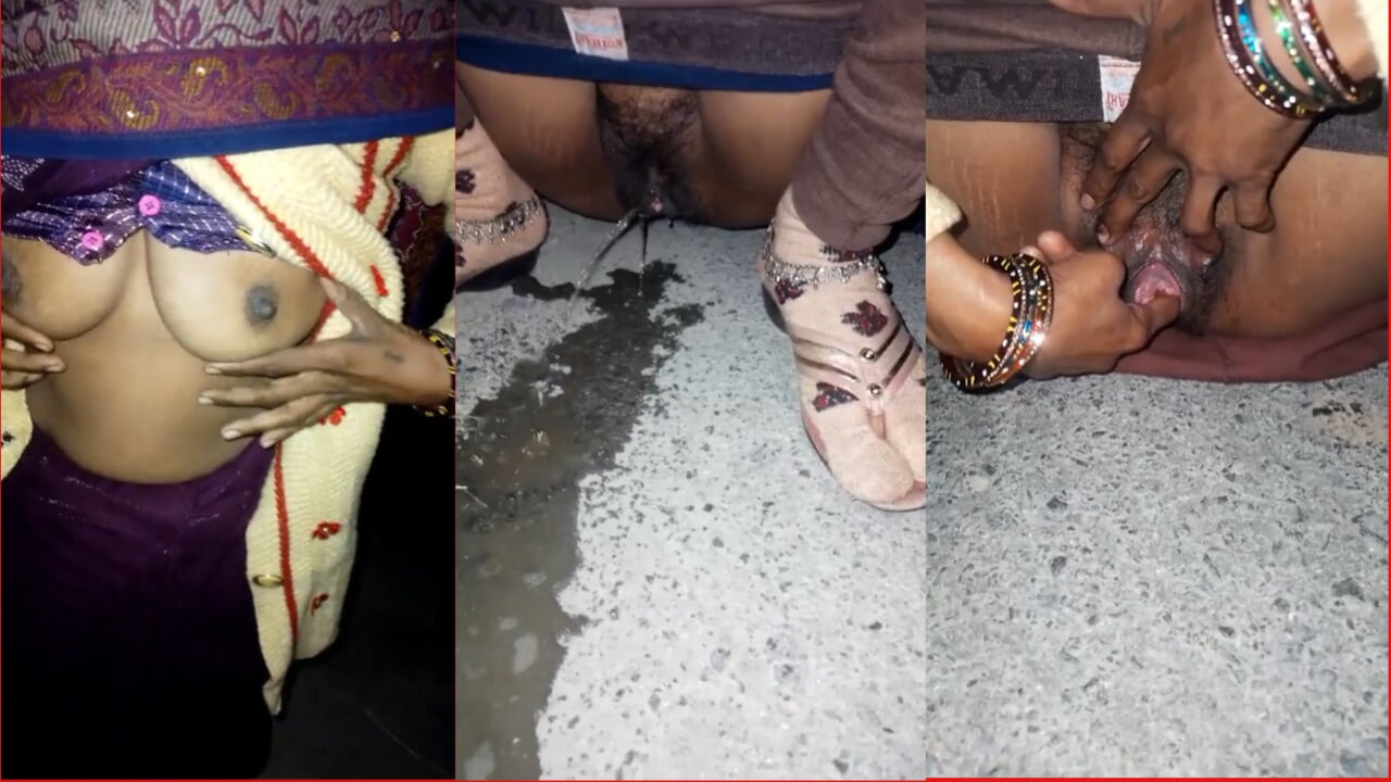 village bhabhi urineing on the road