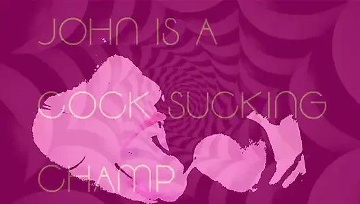 John Is a Cock Sucking Champ