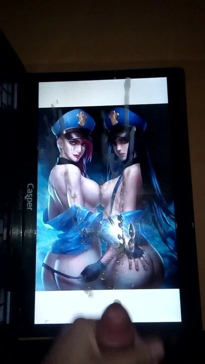 Caitlyn And Vi SoP - Cum Tribute On These Sexy Officers