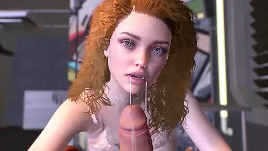 3D Nahaufnahme handjob eines süßen teenagers aus: Thescenes