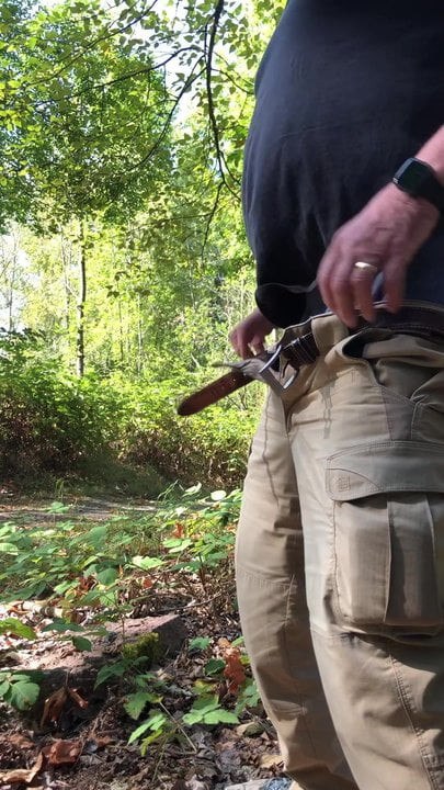 Quickie Piss Outdoors..