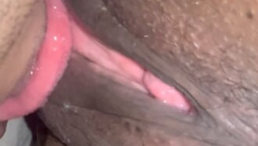 Wet pink pussy