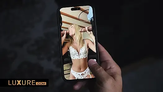 Candie lucious: kocası için cesur bir video