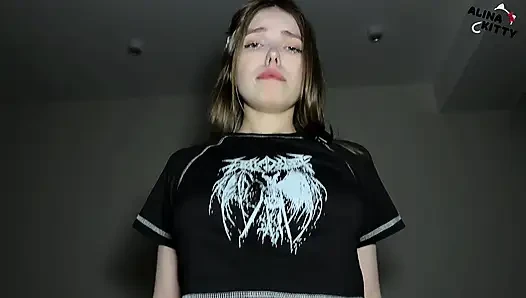 Alt Girl Friend Quietly Hid in Closet Until Stepmom Went to Bed - Then I Fucked Her Good